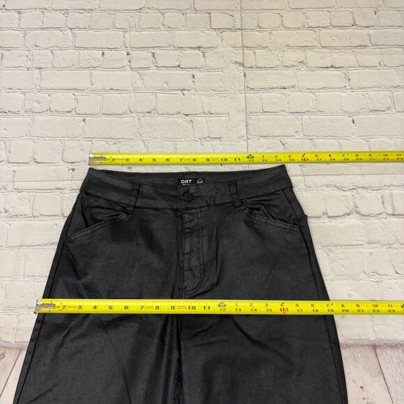 OAT New York Women Wide Leg Jeans Size 8/29 Black Denim D015 -15 - Picture 2 of 16